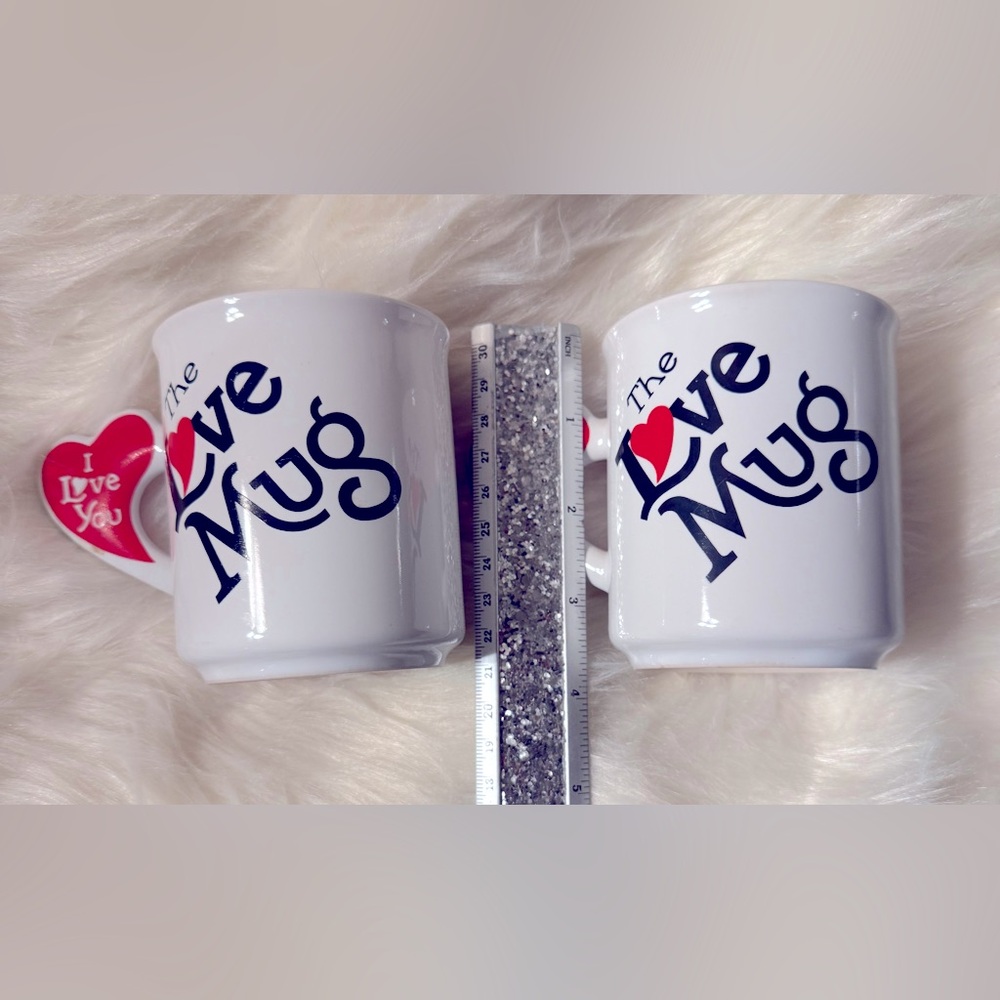 Vintage The Love Mug Set Cups - Picture 5 of 5